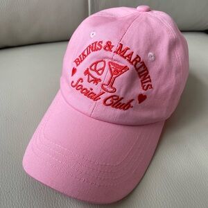 PINK Bikinis and martinis social club cap